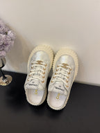 CC 25 Mules Platfrom Silver Lambskin 331632