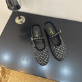 CC 25 Ballet Flats Mules Black Calfskin 331658