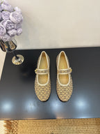 CC 25 Ballet Flats Light Brown Calfskin 331659