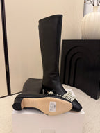 CC 26 Pearl Boot Black Leather 588830