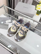 Balenciaga Monday Sneakers Yellow Olive Mesh TPU 714948