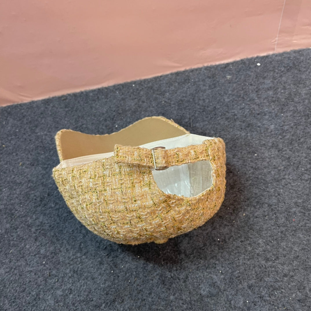 BASEBALL CAP IN SAND YELLOW TWEED 437708