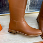 HM Jumping Boot In Brown Calfskin 987475