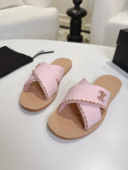 CC Cruise 2025/26 Mules Pink Light Beige Calfskin 570314