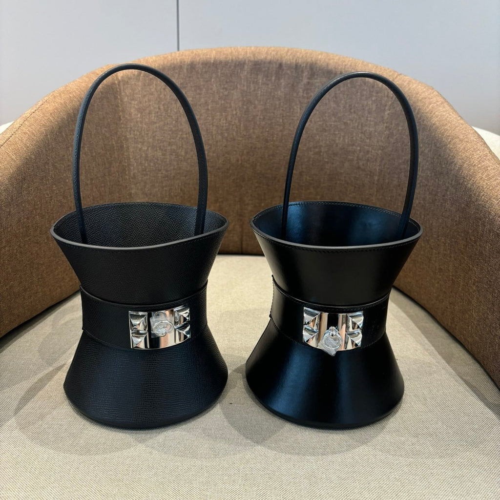 HM Mini Medor Bag Black Epsom Calfskin 269899