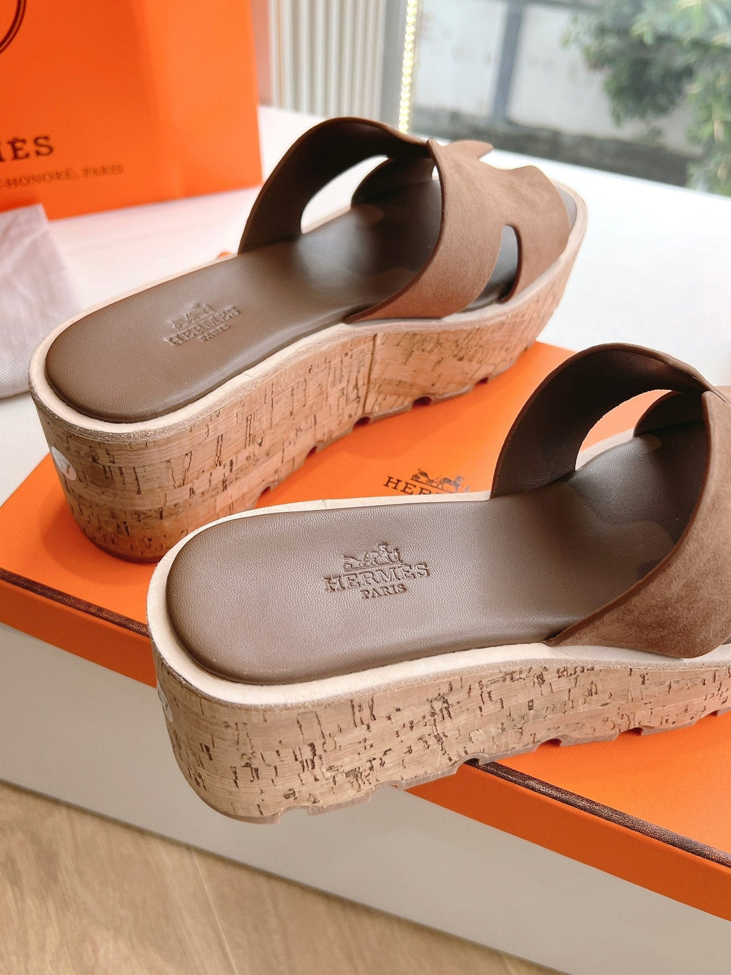 EZE 65 SANDAL CARAMEL SUEDE