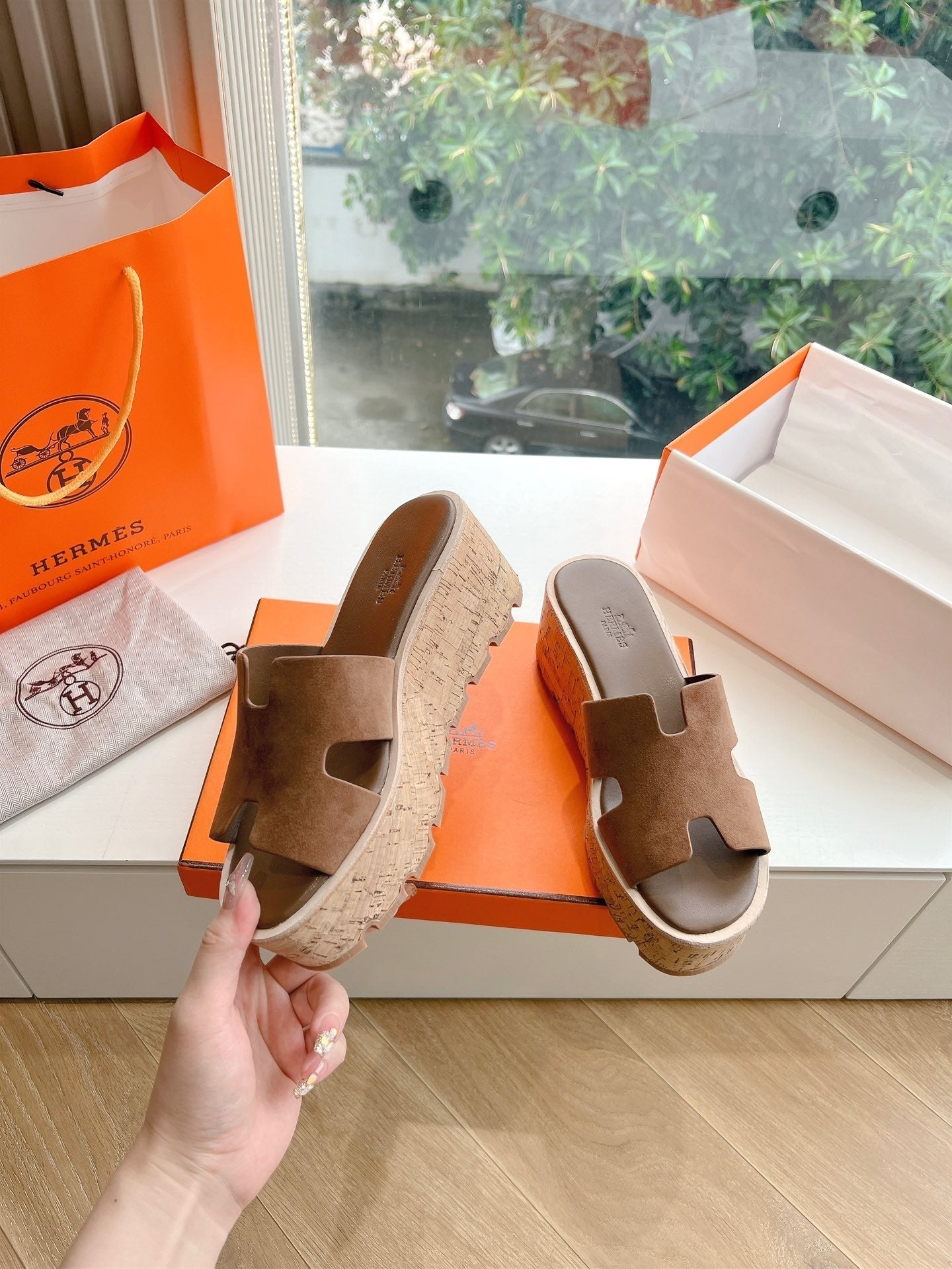 EZE 65 SANDAL CARAMEL SUEDE