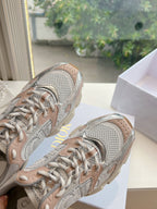 CD Chrono Sneaker Mesh with Leather-Effect Panels 241615