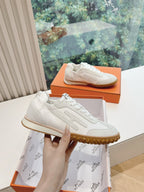 HM JET SNEAKER WHITE CALFSKIN