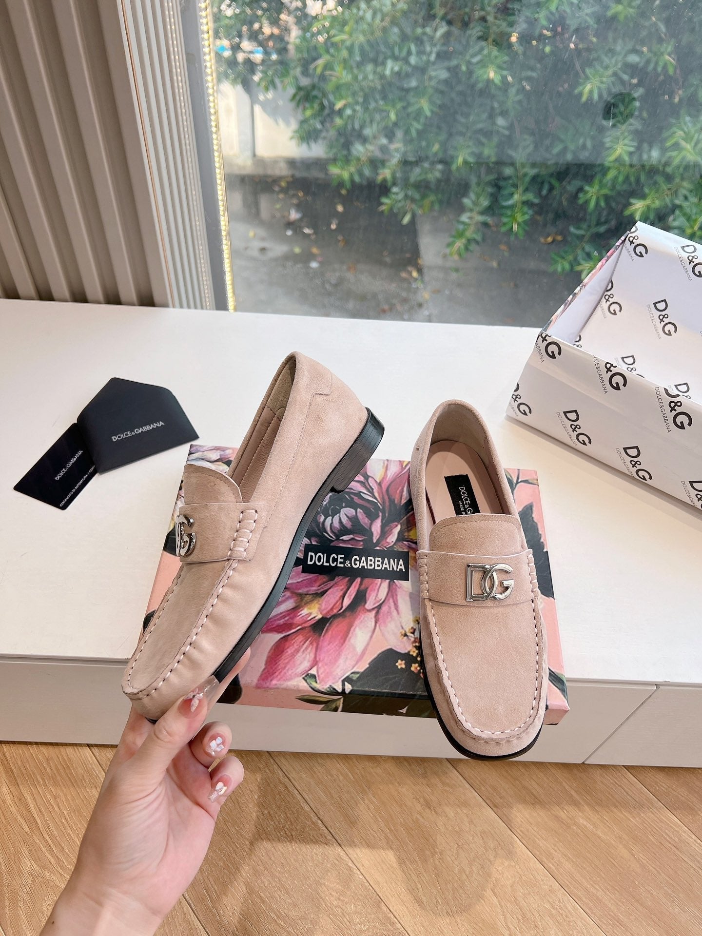 DC 25 Mary Jane Loafers Multicolor Suede 116946