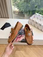 DC 25 Mary Jane Loafers Multicolor Suede 116946