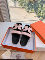 HM Chypre Sandal Pink Pastel Calfskin 202807