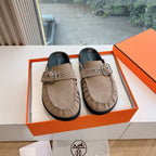 HM 25 Key Mule Grey Suede
