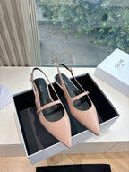 CELINE Slingback Pink Patent Leather 285951