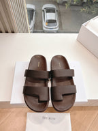 Hugh Sandal in Brown Cowhide 286178