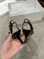 cd slingback 65 beige raffia lambskin