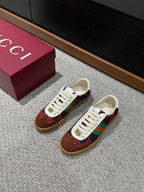 GG & ADIDAS SNEAKER BROWN FABRIC