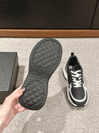 CC CLASSIC SNEAKER IN BLACK MIX WHITE LAMBSKIN