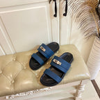 HM Jackson Sandal Deep Blue Cowhide 958024