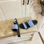 HM Jackson Sandal Could Blue Suede 958054
