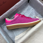 LP sneaker unisex style hot pink sheepskin mix suede 384719