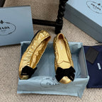 Pra 26s Ballet Flat Gold Sheepskin 635249