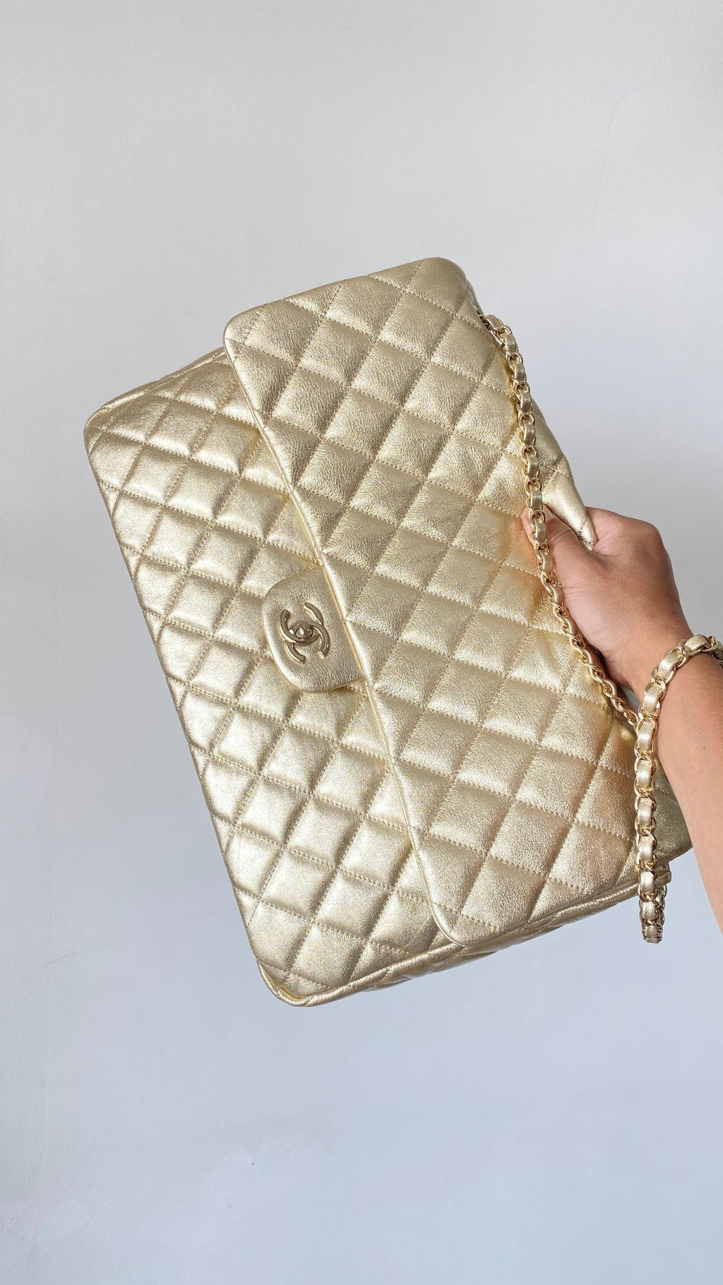 CC Classic   40 Light Gold Lambskin