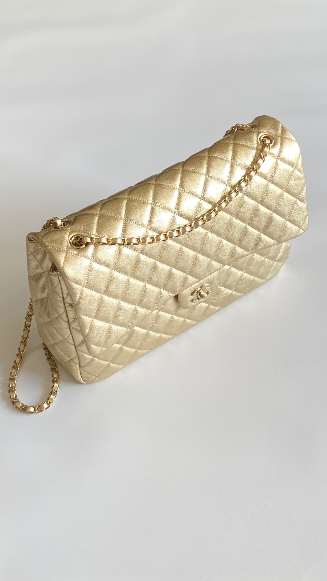 CC Classic   40 Light Gold Lambskin