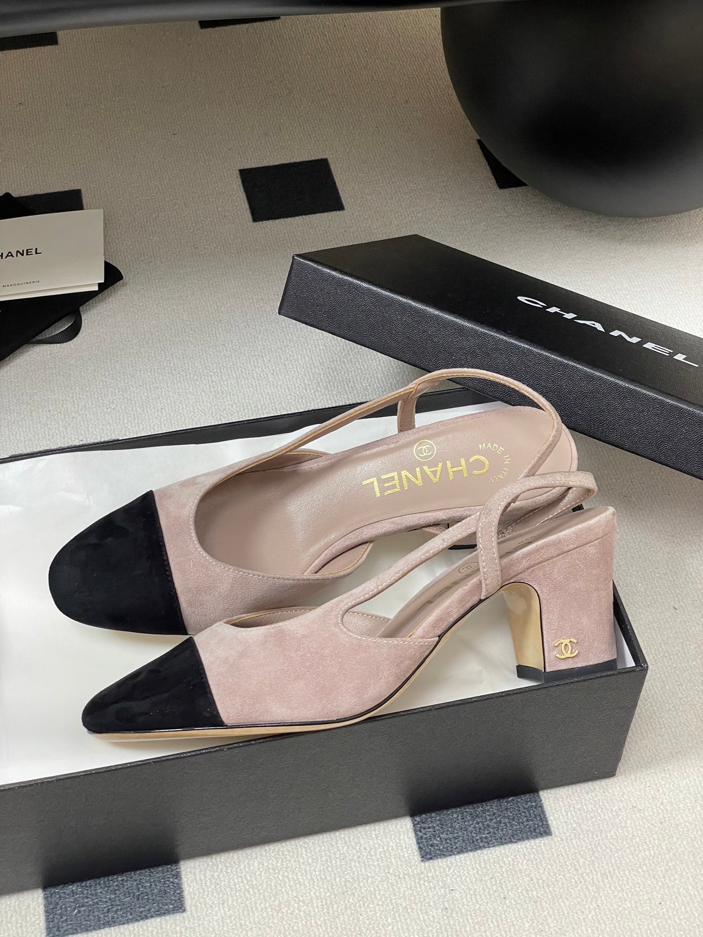 CC 25 SlingBack 65mm Blush Pink Suede 393990