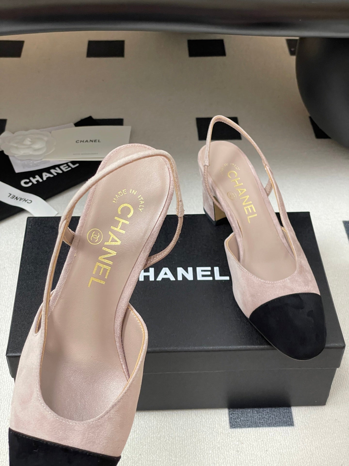 CC 25 SlingBack 65mm Blush Pink Suede 393990