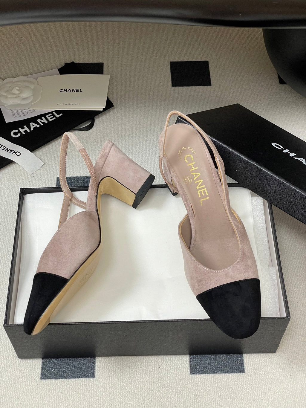 CC 25 SlingBack 65mm Blush Pink Suede 393990