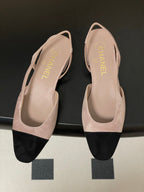 CC 25 SlingBack Flat 20mm Blush Pink Suede 393994