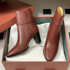 LP Felicity Ankle Boots 70mm Red Desert Cowhide 440310