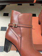 LP Felicity Ankle Boots 70mm Red Desert Cowhide 440310