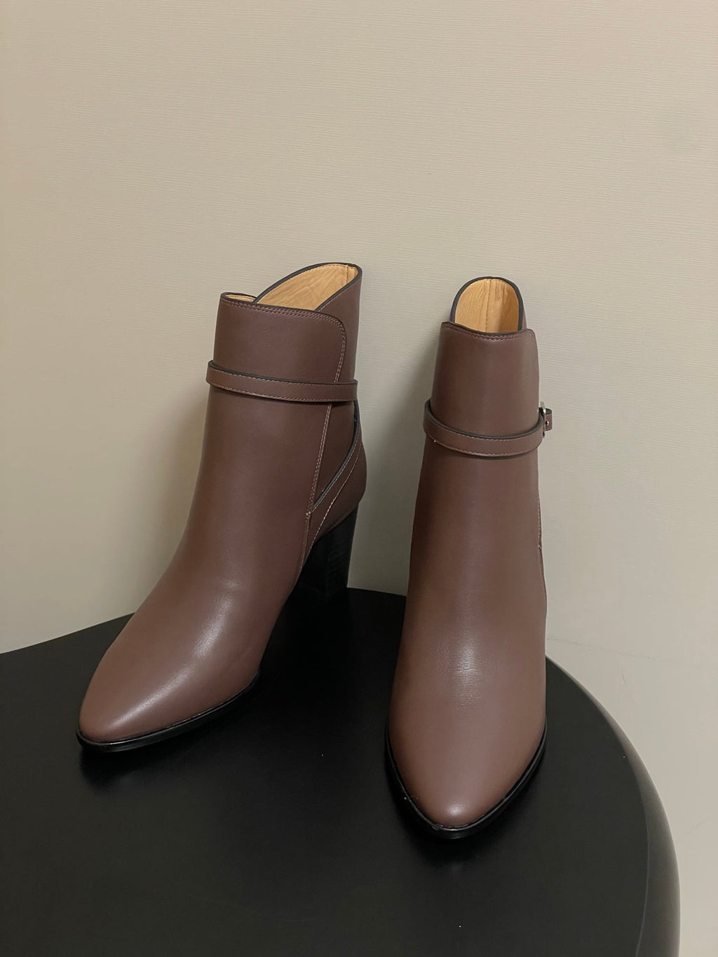 LP Felicity Ankle Boots 70mm Light Brown Cowhide 440311