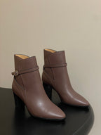 LP Felicity Ankle Boots 70mm Light Brown Cowhide 440311