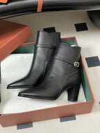 LP Felicity Ankle Boots 70mm Black Cowhide 440312
