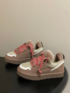 UGG Lowmel Sneaker Brown mix Pink Suede Mesh 522211
