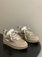 UGG Lowmel Sneaker Khaki Suede Mesh 522212