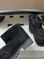 Balenciaga Snow Boots Black Suede 535039