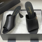 CC 26 Sandal Black Lambskin 593324