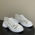 CC 26 Platform Sneaker White Fabric Mesh 593349