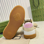 GG Gucci Screener Sneaker White Sunset Purple