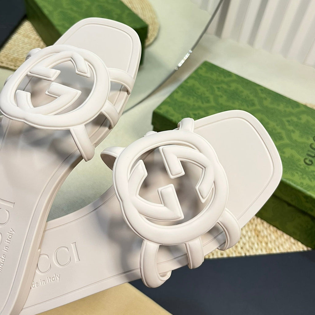 GG Rubber Slide White