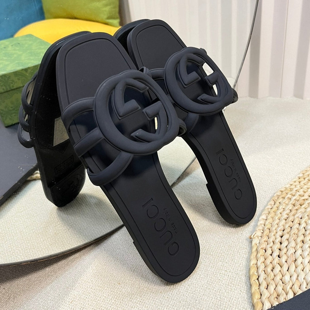 GG Rubber Slide Black