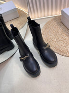 D-Quest Ankle Boot 35mm In Black Calfskin 992669
