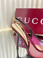 GC Signoria Slingback Pump Rosso Ancora Mesh Sheepskin 294520
