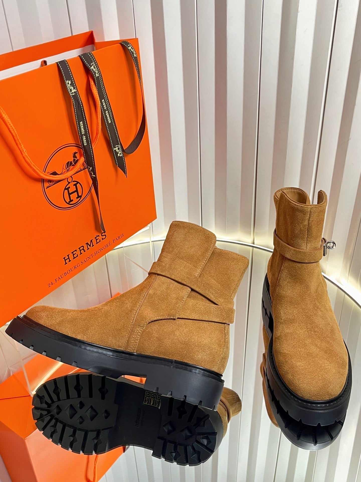HM Jeff Ankle Boot Brown Suede 616100