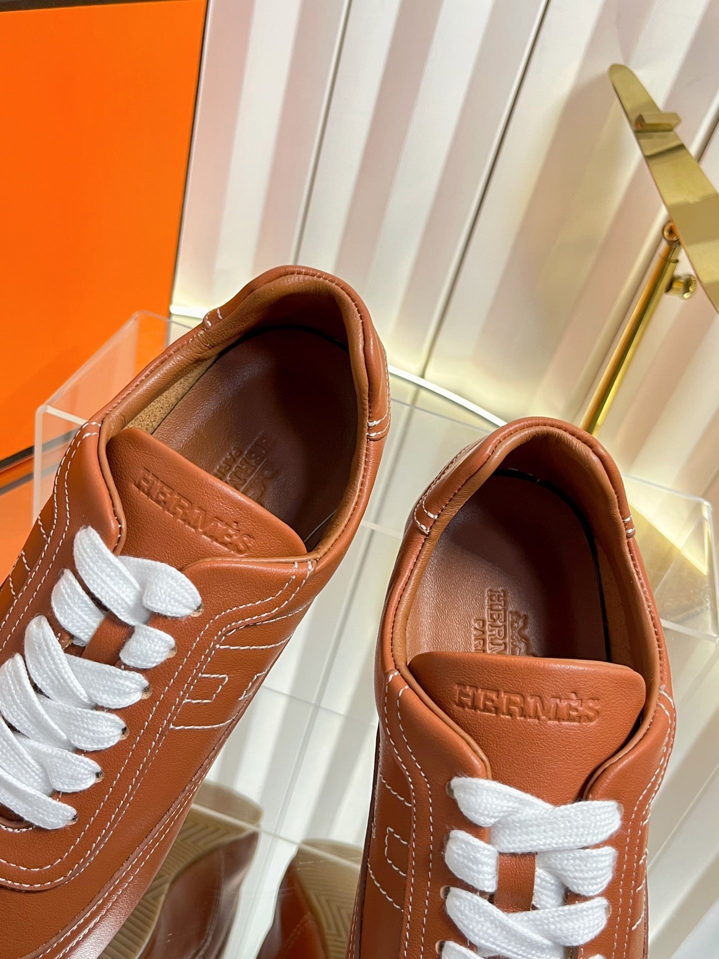 HM May Derby Shoes Brown Calfskin 616145
