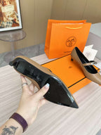 Kiara 40 pump Brown Calfskin 214049